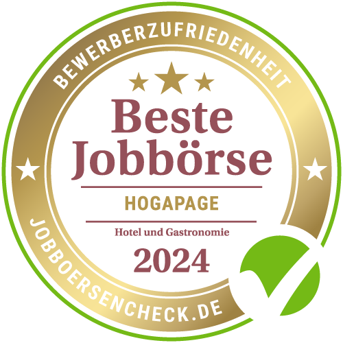 Beste Jobbörse Hotel/Gastronomie 2024 - GOLD - Bewerber