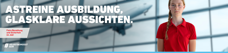 Auszubildender in der Glas- und Gebäudereinigung (m/w/d) für das Jahr 2025 am Flughafen Düsseldorf