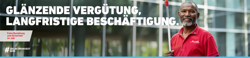 Glasreiniger/Gebäudereiniger als Springer in Hamburg (m/w/d)