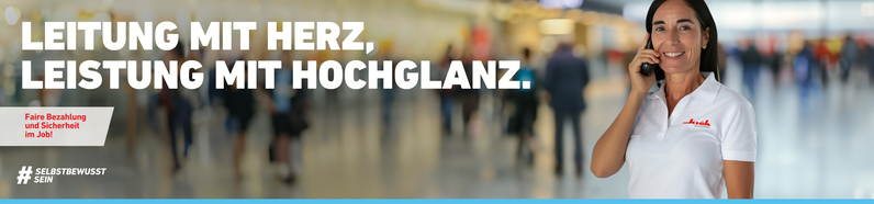 Objektleitung im Reinigungsbereich (m/w/d) am Flughafen Düsseldorf in Vollzeit