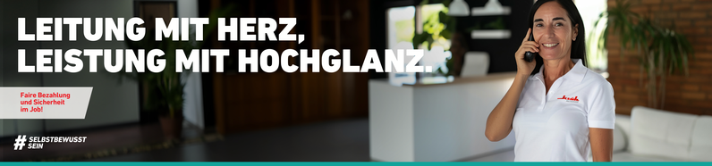 Vorarbeiterin Cleaning, Krankenhaus Vollzeit tagsüber (m/w/d)