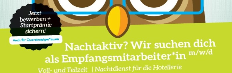 Empfangsmitarbeiter im Nachtdienst (m/w/d)