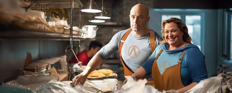 Mitarbeiter Spülküche