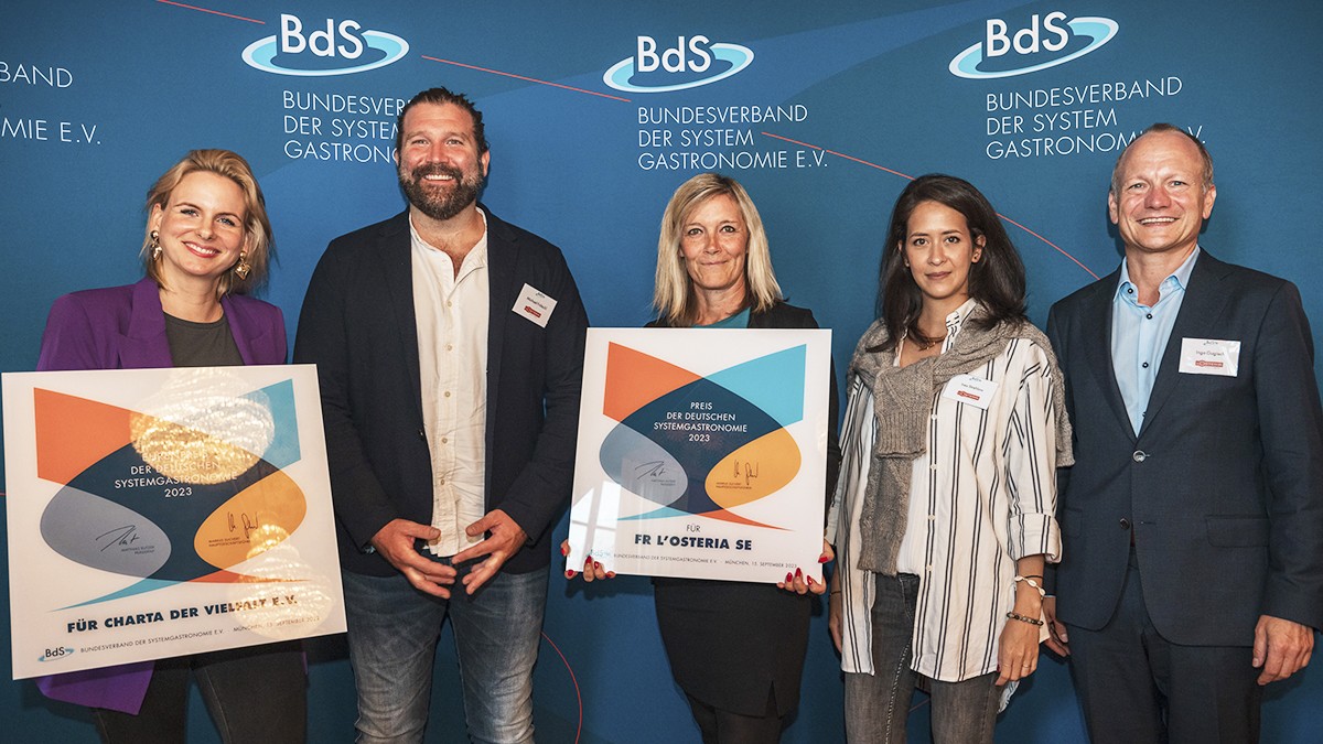 Foto: BdS Preis der Deutschen Systemgastronomie die Gewinner 2023