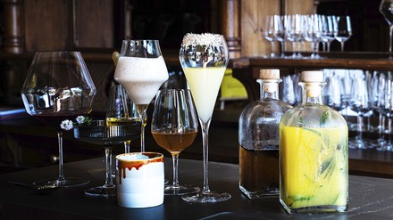 Restaurant Horváth Verschiedene Cocktails aus dem Horváth