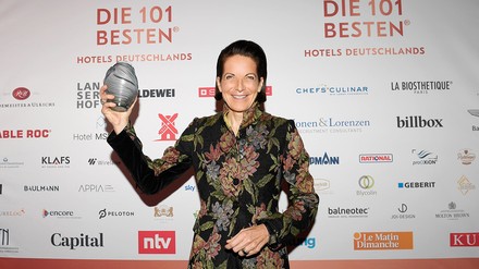 Caroline von Kretschmann Caroline von Kretschmann bei der Preisverleihung der besten 101 Hotels in Deutschland