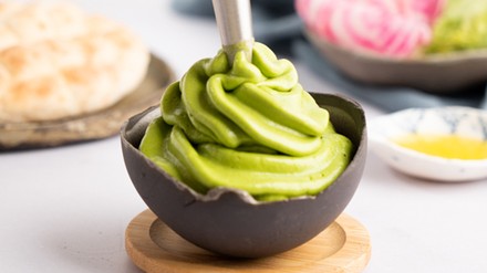 Pistazienmousse Pistazienmousse aus dem Gourmet Whip