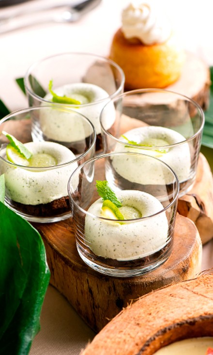 Basilikumparfait Basilikumparfait