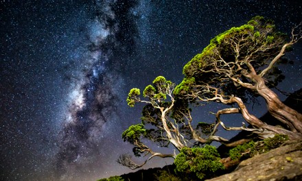 Atemberaubende Aussicht am Hehuan Berg Atemberaubende Aussicht am Hehuan Berg