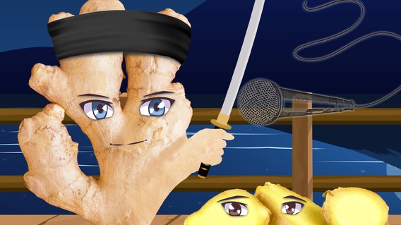 Jetzt rede ich Ingwer