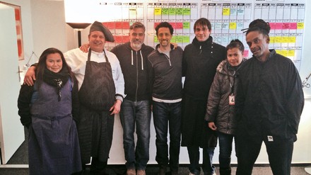 Caterer sind die ersten und letzten am Set Caterer sind die ersten und letzten am Set