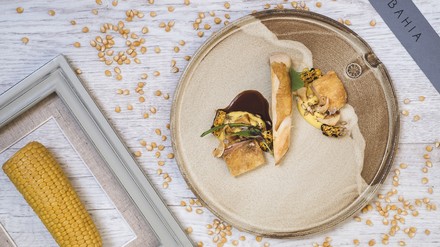 Präsentation des Essens vom Restaurant Bahia Präsentation des Essens vom Restaurant Bahia