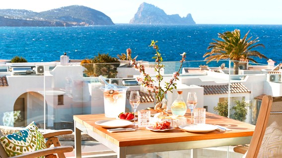 Ibiza Blick aufs Meer