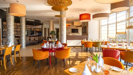 Im Best Western Premier IB Hotel Friedberger Warte setzen Möbel  in kräftigen Tönen und kontrastreiche Tapeten auffällige Akzente. Im Best Western Premier IB Hotel Friedberger Warte setzen Möbel  in kräftigen Tönen und kontrastreiche Tapeten auffällige Akzente.