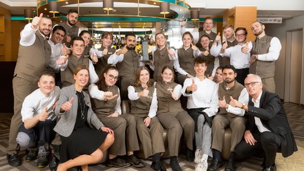 Das Team von einem Hotel Das Team von einem Hotel