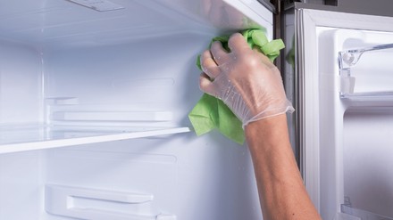 Reinigen eines Kühlschrankes Reinigen eines Kühlschrankes