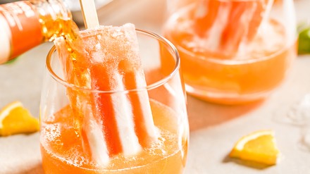 Somersby Orange Eis am Stil im Glas Somersby Orange Eis am Stil im Glas