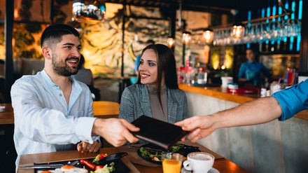 Bezahlen im Restaurant