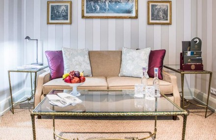 Renovierte Junior Suite im Grandhotel Hessischer Hof. (Foto: © Grandhotel Hessischer Hof)