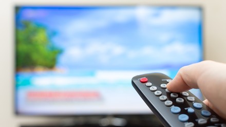 Ein TV mit Orlaubsprogramm