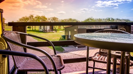 Ein Campingplatz-Restaurant