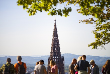 Touristen in Freiburg