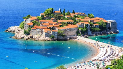 Eine Stadt in Montenegro