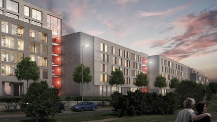 Beide Häuser bieten Raum für 128 Serviced Apartments der Marke ipartment. (Foto: © Kappe Projektentwicklung GmbH)
Ipartments Braunschweig
