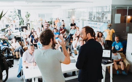 Gespräch auf der Salzburger Messe