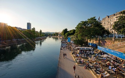 Gastro,eile am Wiener Donaukanal
