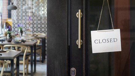 geschlossenes Restaurant