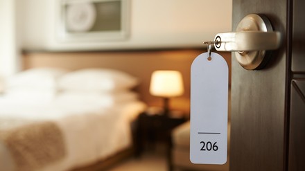 Blick ins Hotelzimmer