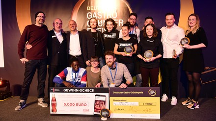 Gewinnerteams des Deutschen Gastro-Gründerpreises 2019
