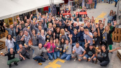 Teilnehmer des Craft Brauer Festivals