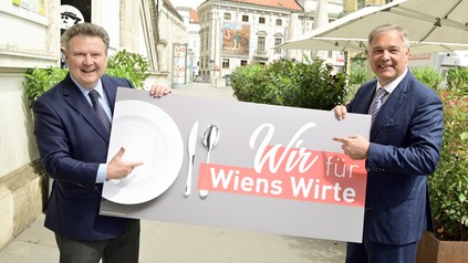 Bürgermeister Michael Ludwig und WK-Chef Walter Ruck