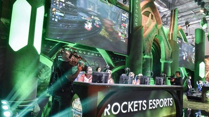 Live-Gaming auf der diesjährigen Gamescom am Blizzard-Stand. (Foto: © Koelnmesse GmbH, Thomas Klerx)