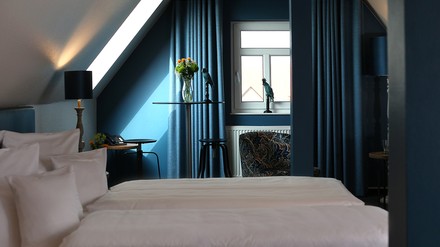 Upcycling Zimmer im Seehotel Niedernberg