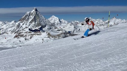 Skifahrer in Zermatt