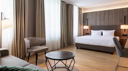 Blick in eines der AC-Hotelzimmer