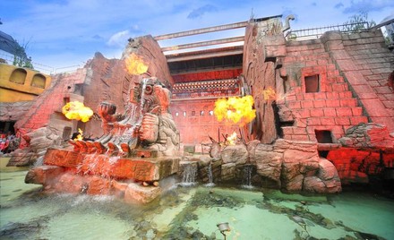 Eine Attraktion im Phantasialand