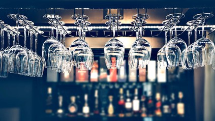 Eine leere Bar