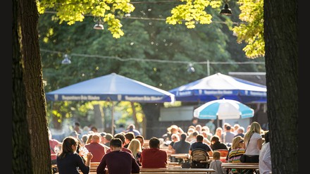 Biergarten im Hirschgarten München