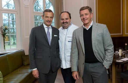 Johann Lafer mit Jörg Lindner und Kai Richter