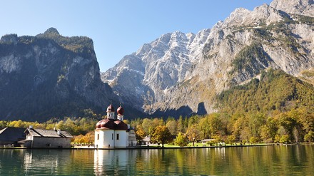 Wallfahrtskirche St. Bartholomä am Königssee, Bayern