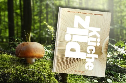 Ein Kochbuch mit dem Titel Pilzküche