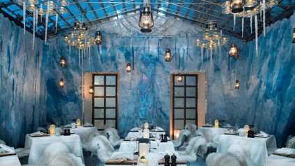 Züricher Widder Hotel winterliche Wunderwelt aus Schnee und Eis