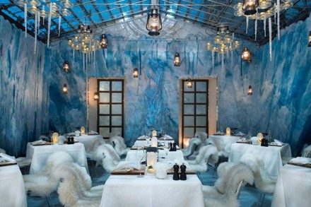 Züricher Widder Hotel winterliche Wunderwelt aus Schnee und Eis