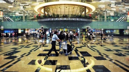 Der Singapore Changi Airport von innen