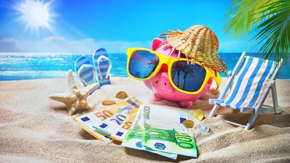 Geld am Strand
