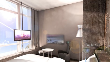 Münchner Steigenberger Hotelzimmer